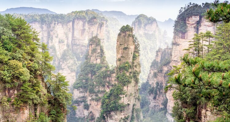 Avatar Mountain in Zhangjiajie National Forest Park