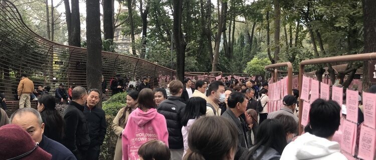 Chengdu local people in March