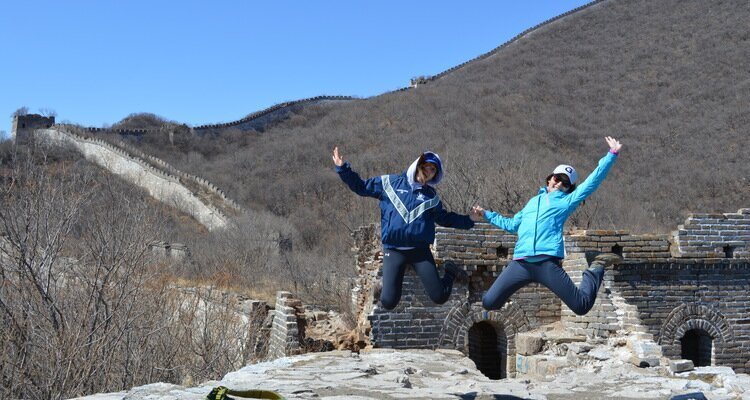 Spring in the Great Wall of China