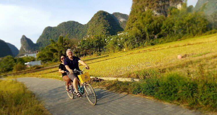 Yangshuo countryside cycling