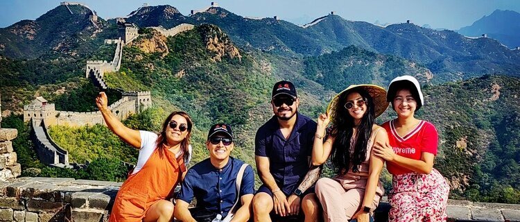 Visiting the Great Wall in Summer