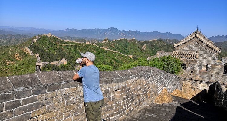 Visiting the Great Wall of China in Beijing