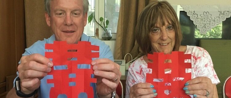 Our Customers Trying Paper Cutting