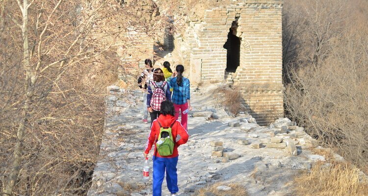 Hike on the Great Wall in March