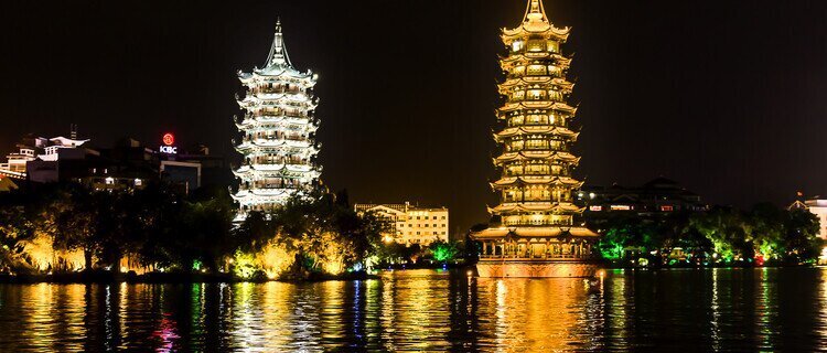 Sun and Moon Twin Towers