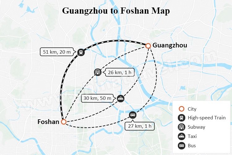 guangzhou to foshan transportation