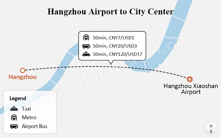 hangzhou airport to city center transportation