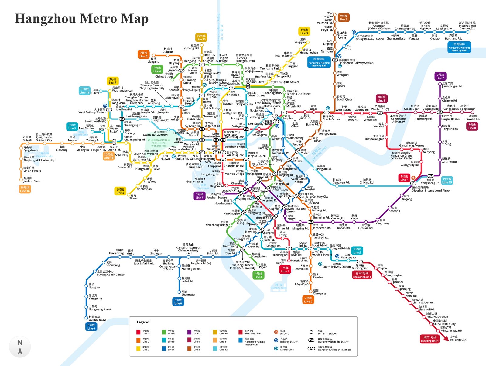 Hangzhou Metro Map