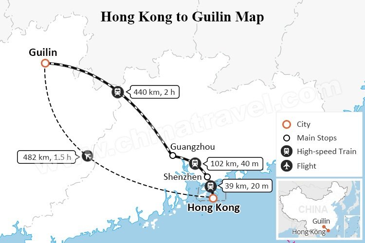 hong kong to guilin transportation