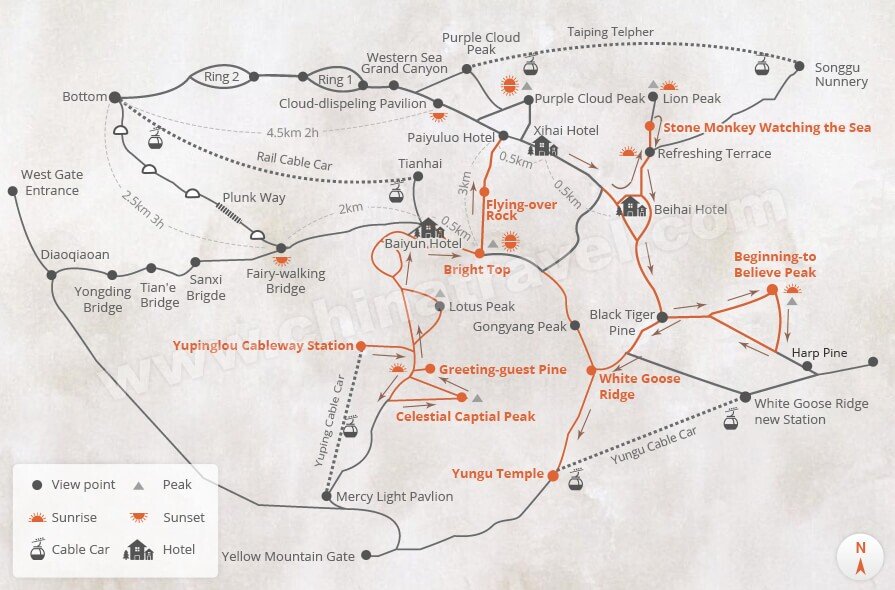 Two-Day Photography Tour Route