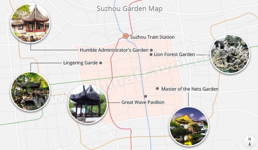 Suzhou Garden Map