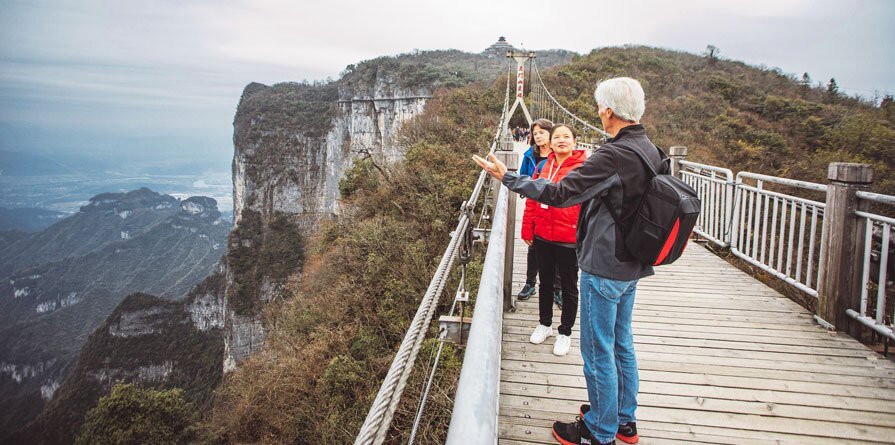 4-day Zhangjiajie City Essence Tour Package — real travel scene