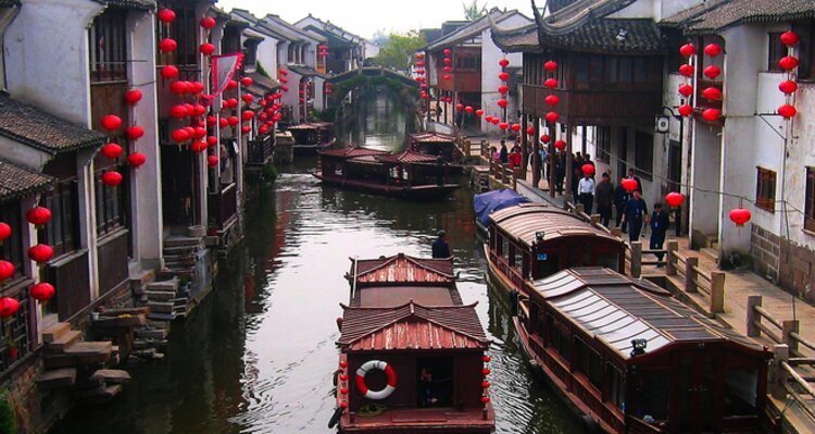 Shanghai & Zhouzhuang Package Tour, Zhouzhuang Tour from Shanghai — real travel scene